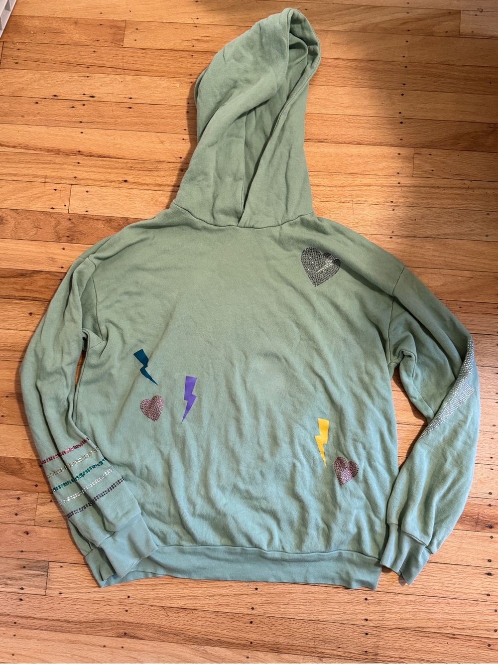 Lauren Moshi Sage Green Hoodie